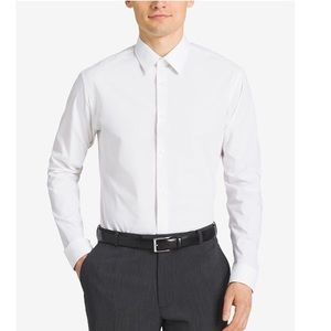 NWT Calvin Klein Non-Iron Dress Shirt 17.5 34/35